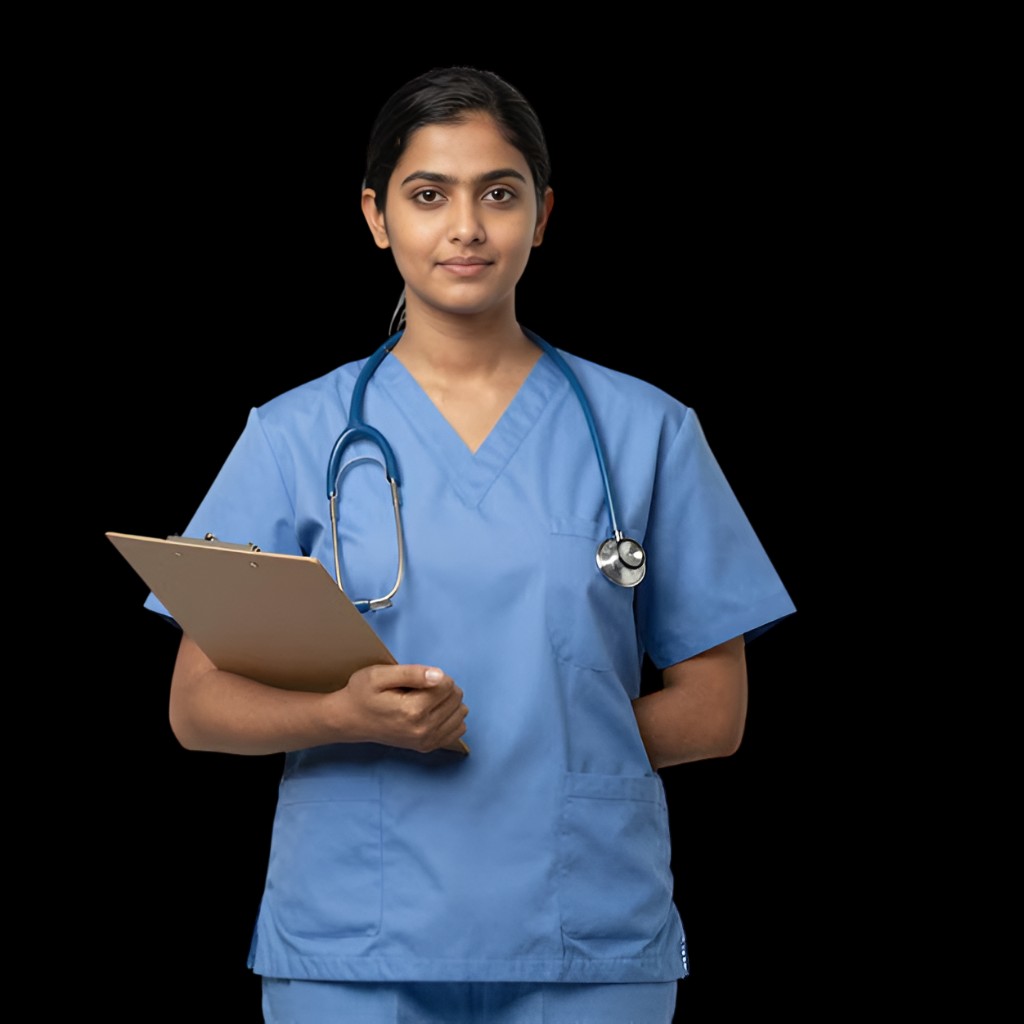 Healthcare professional placed abroad